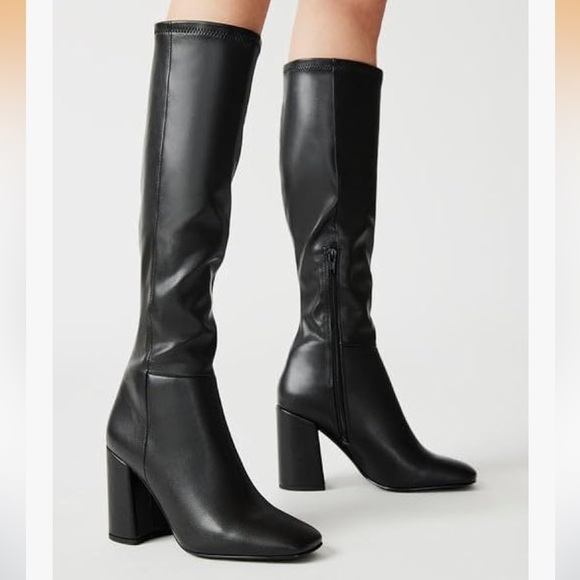 Amazon Shoes - Black Knee High Boots